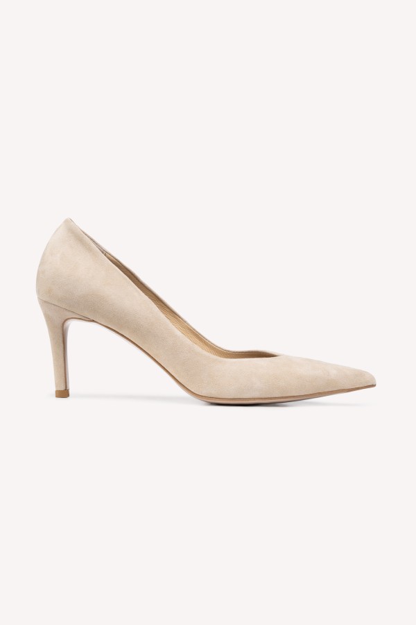 MISTY Sand – zamszowe czółenka damskie 7 cm | Hammer
