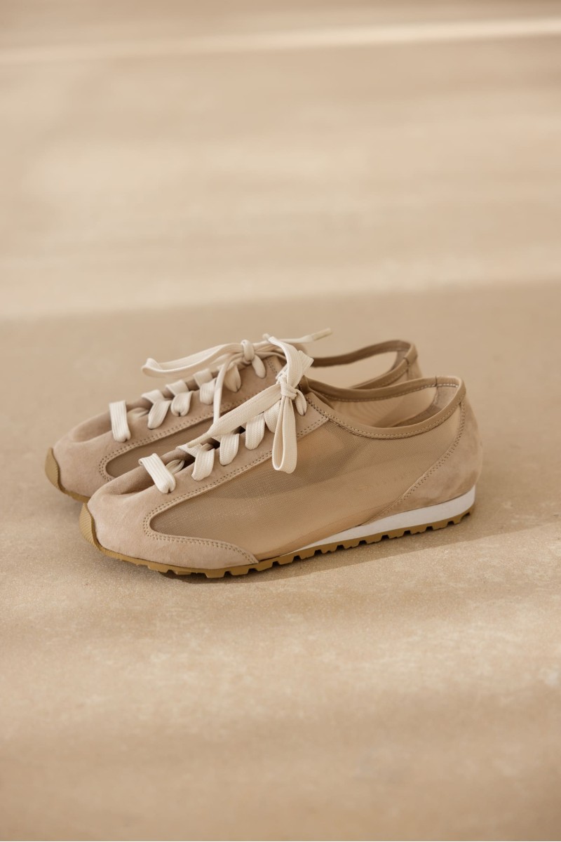 RAY Sand – sneakersy damskie z siatki i zamszu | Hammer