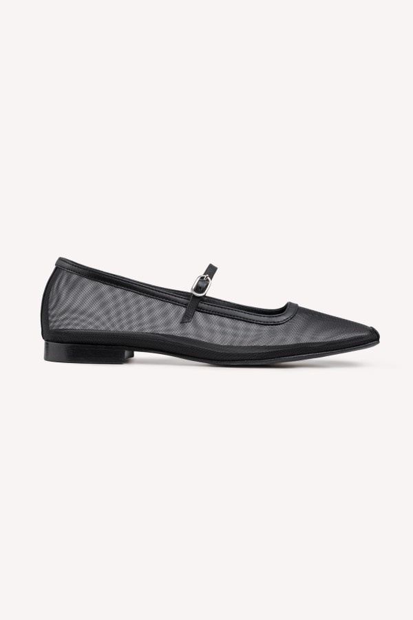 Muse Black – baleriny z siatki damskie | Hammer