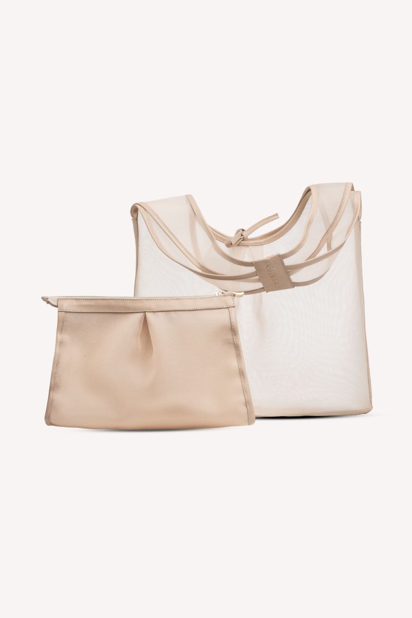 Hammer Halo Sand torba z siatki shopper widok przód kosmetyczka