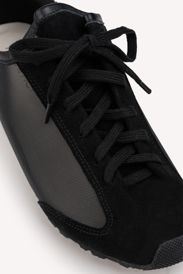 RAY Black – sneakersy damskie skórzane z siatką | Hammer